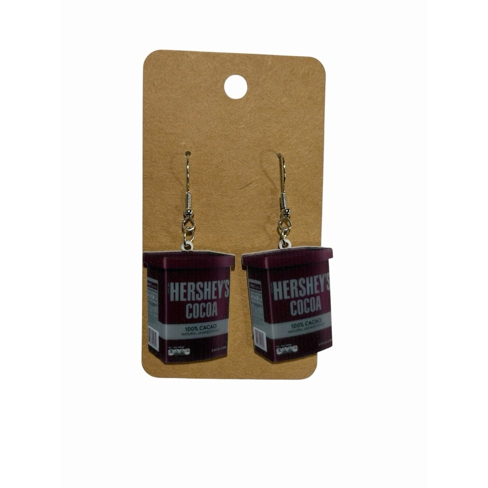 New Novelty Fashion Earrings food drink‎ mix cocoa